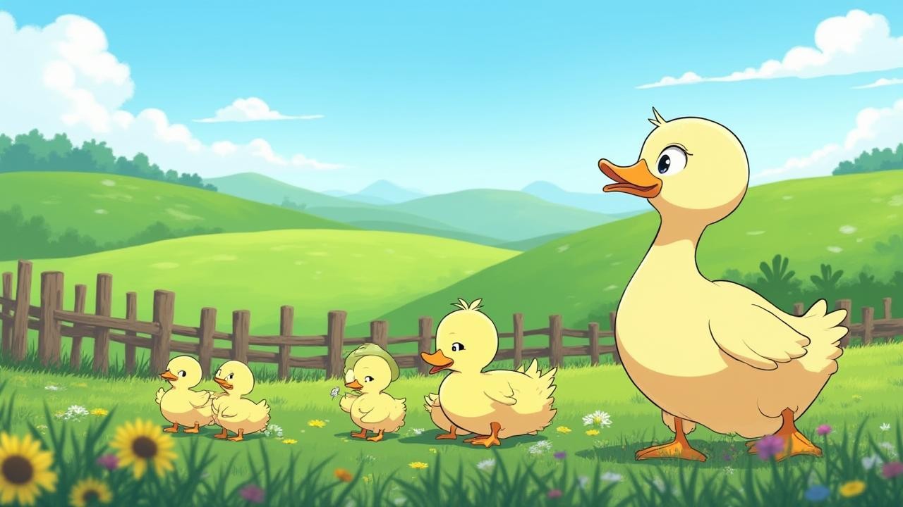 Mama and Her Ducks