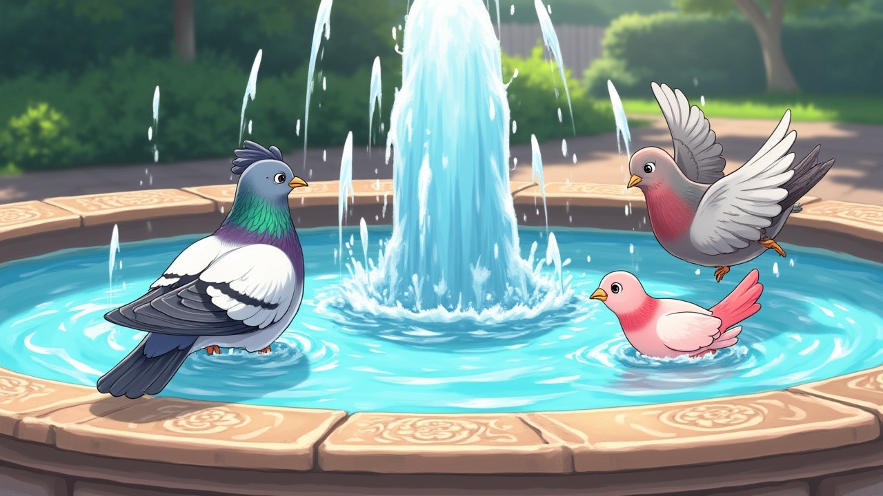 Three Pigeons' Adventure